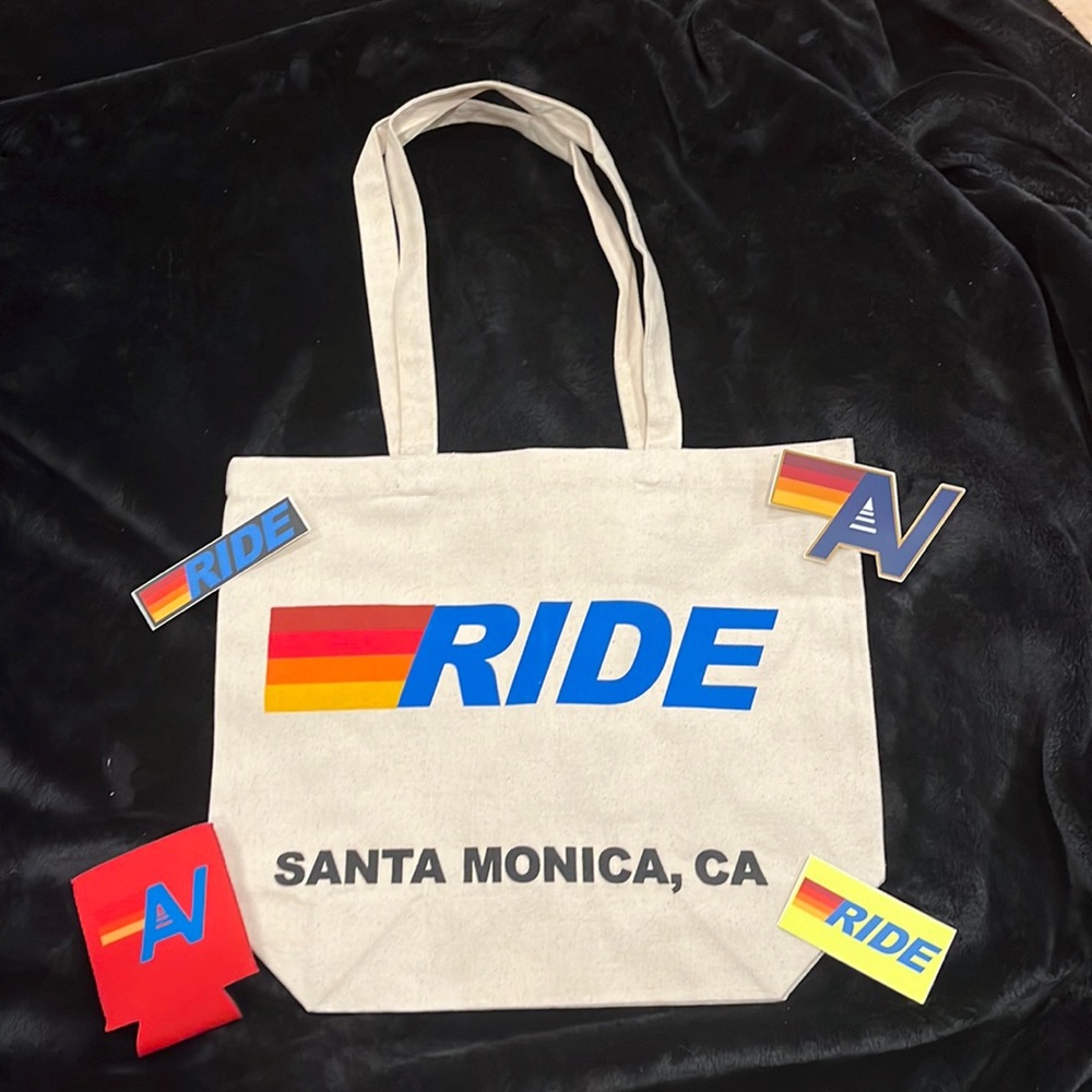 - NEW Aviator Nation SANTA MONICA RIDE California Tote Bag and Swag